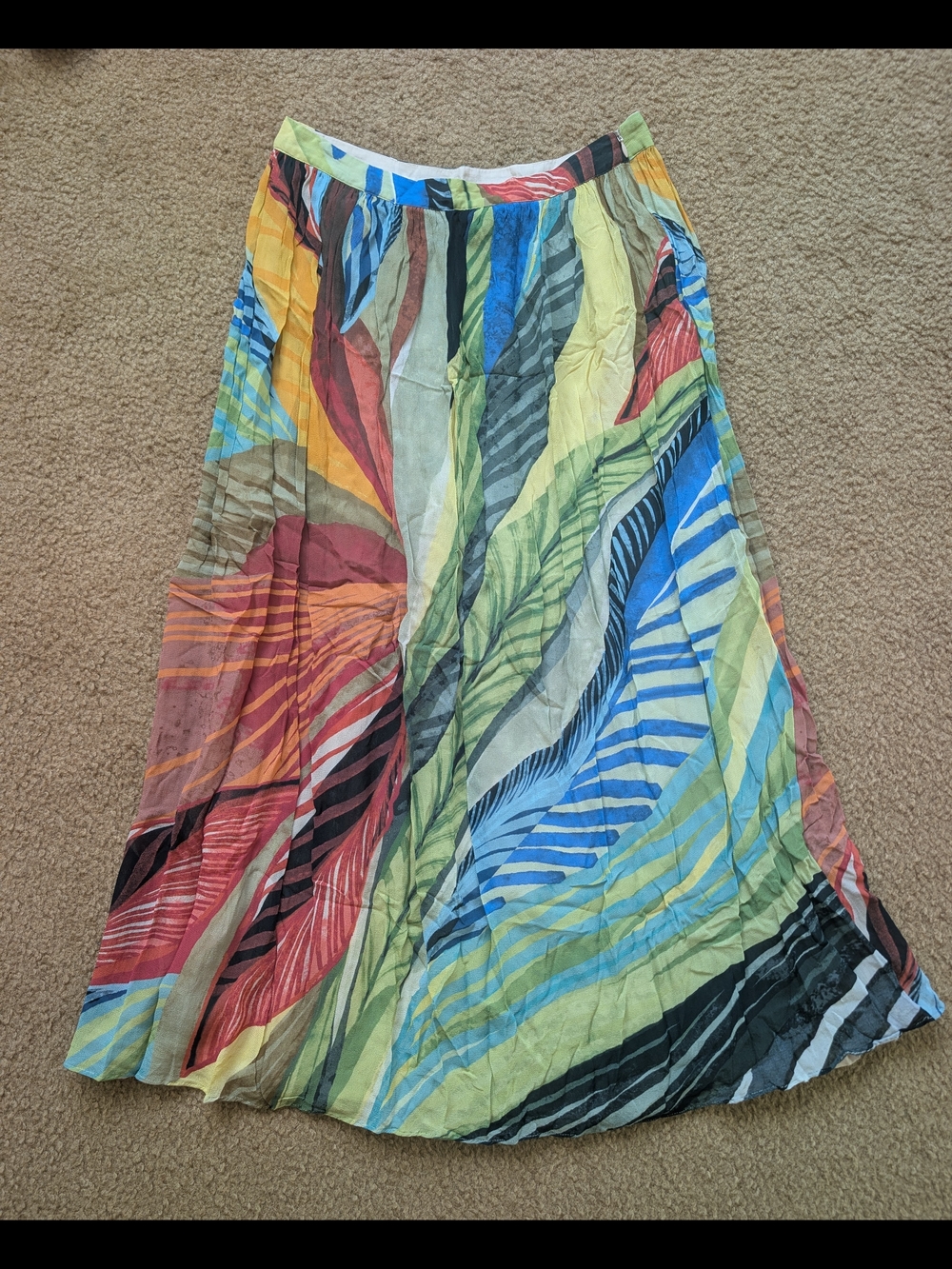 Chico's Multicolor Summer Maxi Skirt - Size Small
